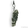 Moldavite de Nesmen Forest, pendentif argent, très rare, 4,3 g