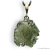 Moldavite de Nesmen Forest, pendentif argent, très rare, 3,38 g