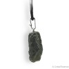 Moldavite, spécimen entier brut, pendentif attache, 3,32 g
