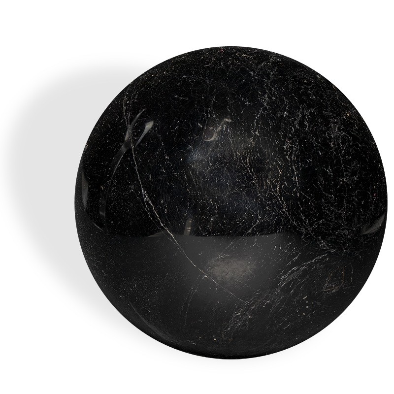 Pierre Tourmaline noire de Madagascar, sphère, pour la protection