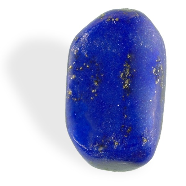 Pierre Lapis-lazuli roulé pour un effet anti-inflammatoire et anti-infectieux, en particulier au niveau des yeux.