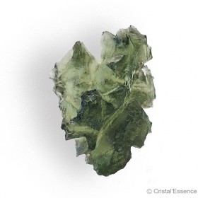 Moldavite de Besednice, très rare, pierre d'ouverture du cœur, d'ouverture à la vie.