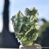 Moldavite de Besednice, 2,84 g,rare ! petit spécimen entier brut