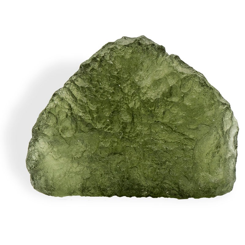 Moldavite specimen authentique  brut entier, pierre d'ouverture du cœur, correspond au chakra du coeur