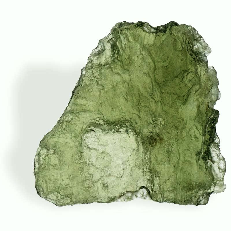 Moldavite specimen brut entier, pièce unique