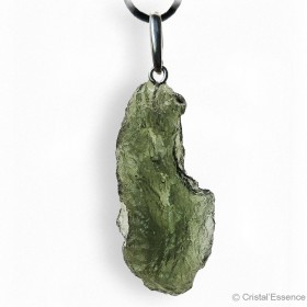 Pendentif Moldavite pierre du chakra du cœur