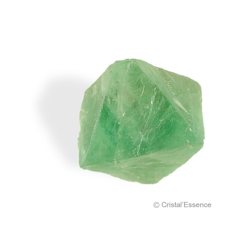 Pierre Fluorite verte en cristal pour la clarté des émotions