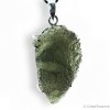 Pendentif de dimension exceptionnelle en Moldavite. Pierre de coeur.
