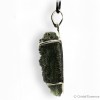 Pendentif de dimension exceptionnelle en Moldavite.
