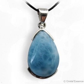 Larimar pendentif, pierre de paix interieure