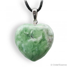 Variscite pendentif coeur