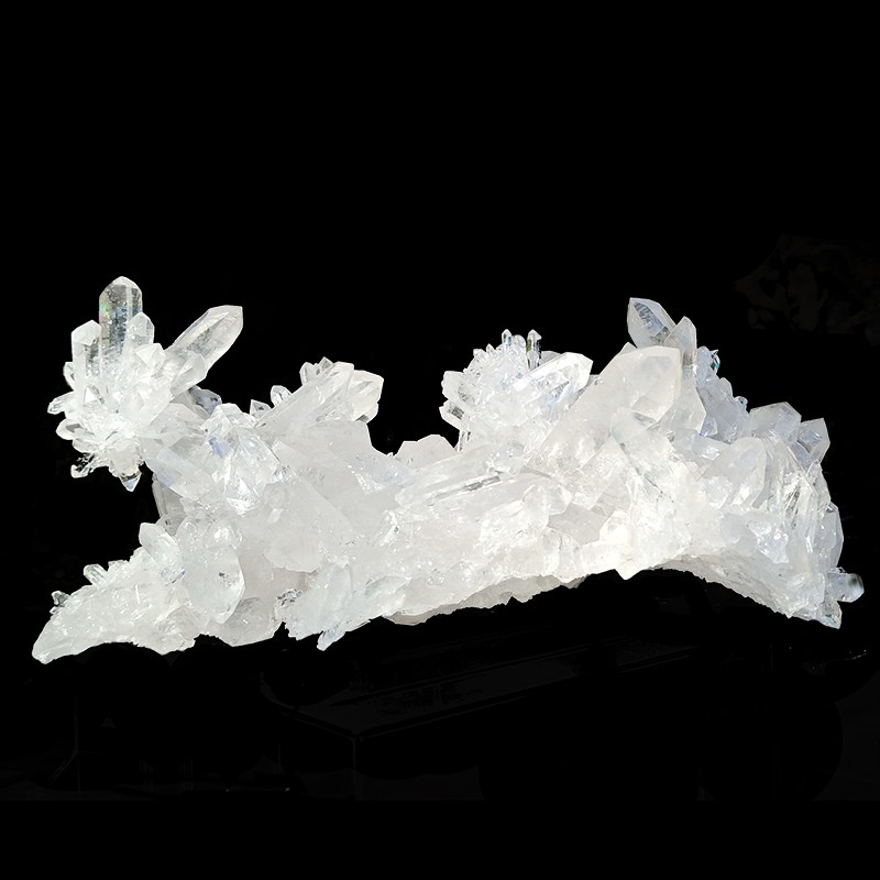 Cristal de roche, groupe cristaux 2,095 kg - Lithothérapie - Cristal ...
