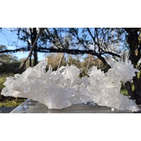 Cristal de roche du Brésil, très grandes gerbe de cristaux, 2,095 kg