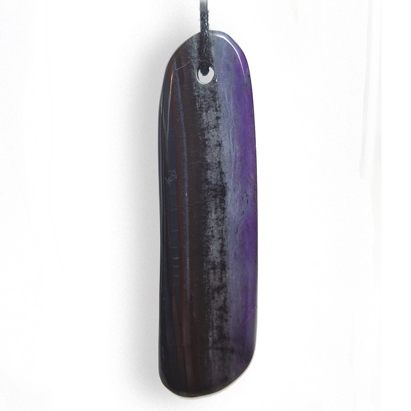 Sugilite pendentif plaque, percé