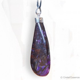 Sugilite en pendentif argent