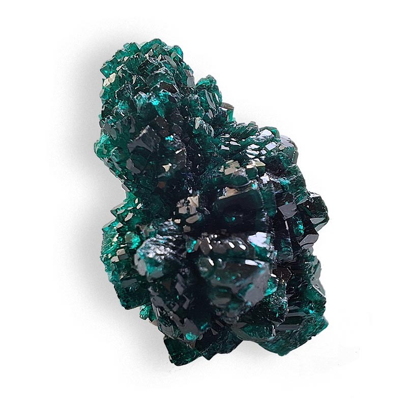 Dioptase amas cristaux