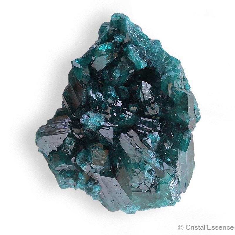 Dioptase amas cristaux