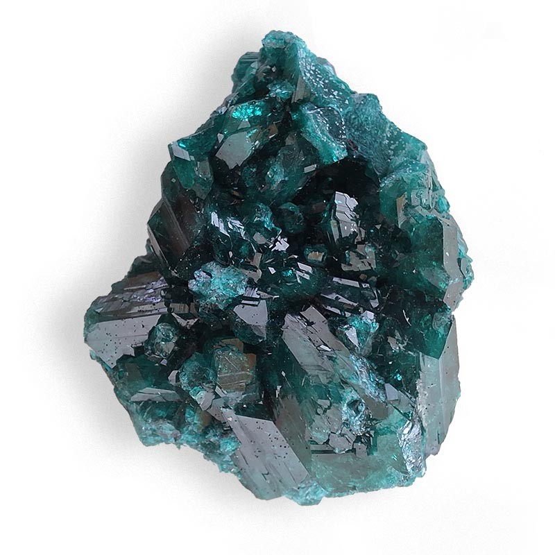 Dioptase amas cristaux