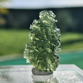 Moldavite de Besednice, très rare