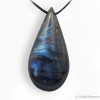 Pendentif Labradorite, qualité AA, protection des projections négatives.