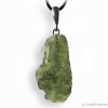 Moldavite spécimen entier brut, pendentif attache, 3,32 g