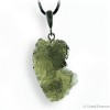 Pendentif Moldavite pierre du chakra du cœur