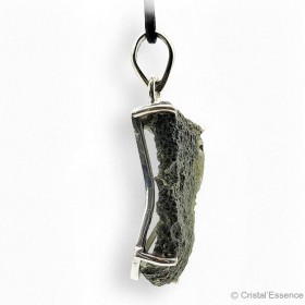 Moldavite, en pendentif