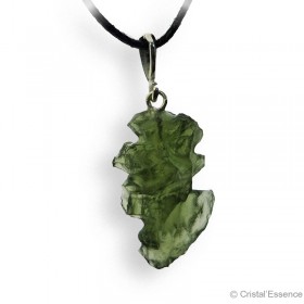 Moldavite de Besednice, 2,3 g, rare ! pendentif petit spécimen brut