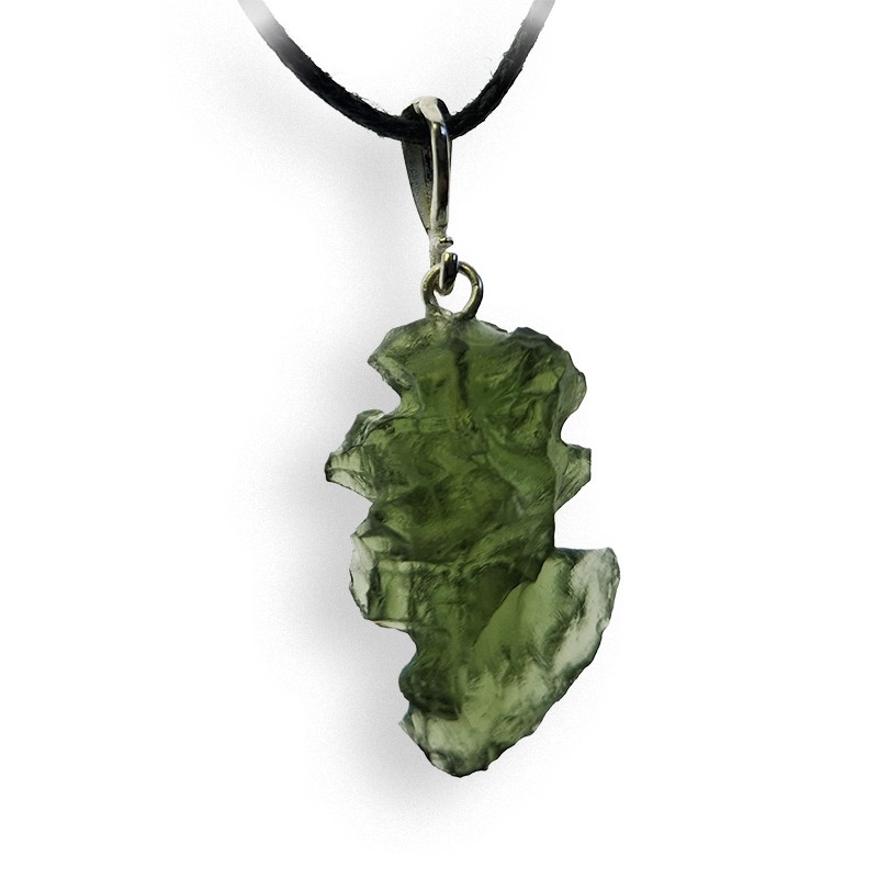 Moldavite de Besednice, 2,3 g, rare ! pendentif petit spécimen brut