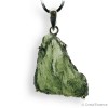Moldavite pendentif argent, pierre de cœur par excellence, pierre d'ouverture à la vie