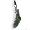 Moldavite de Nesmen Forest en pendentif argent