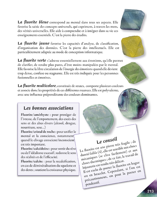 Page 213 livre la quintessence des pierres